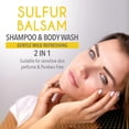 thumbnail image 5 of Sulfur Balsam Shampoo & Body Wash Daily Head to Toe Cleanser Dr Robaina, 5 of 7