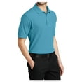 thumbnail image 5 of Mafoose Male Silk Touch Polo Men Extended T-Shirts Maui Blue 5XL, 5 of 7
