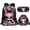 Axolotl Pink Cherry Blossom Print, variant on Shark School Backpack Set for Boys 6-7 8-9 Kids Bookbag with Lunchbox Pencil Case 3 in 1 Elementary Kindergarten Book Bag with Insulated Lunch Bag Pencil Pouch for Girls