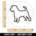 thumbnail image 2 of Rough Coated Jack Russell Terrier Parson Dog Outline Self-Inking Rubber Stamp Ink Stamper - Red Ink - Small 3/4 Inch, 2 of 7