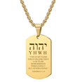 thumbnail image 1 of Collar HOMLIFFER YHVH Jehová Yahvé Tetragrammaton Oro, 1 of 6