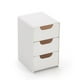 thumbnail image 2 of Organizador de Cajones Apilable de Plástico Blanco, 13 X 9 X 8 Cm (5,1 X 3,5 X 3,1 Pulgadas), Cajones Pequeños para Almacenamiento En Dormitorio, Cocina, Baño, Oficina, Debajo Del Fregadero, Residenc, 2 of 6