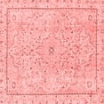 thumbnail image 1 of Ahgly Company Indoor Square Abstract Red Modern Area Rugs, 3' Square, 1 of 4