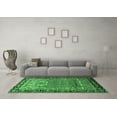 thumbnail image 3 of Ahgly Company Indoor Round Persian Emerald Green Traditional Area Rugs, 4' Round, 3 of 4