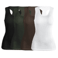 thumbnail image 1 of SET DE 4 BLUSAS CAMISETA PARA DAMA SURTIDO EN COLOR SIN MANGAS UNITALLA, 1 of 5