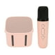 thumbnail image 5 of Juego de micrófono y Altavoz Bluetooth, máquina de Karaoke portátil Retro recargable estéreo HD para niños y adultos, fiesta, color rosa, 5 of 5