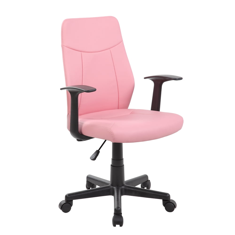 Modern Ergonomic Mesh Medium Back Computer Desk Task Office Chair, Rose