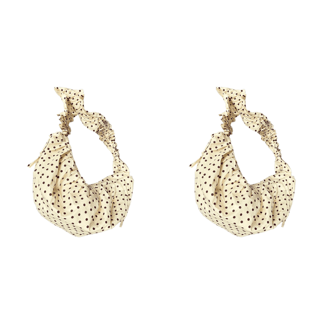 Bolso Elegante para Mujer Con Lunares A Juego Viajes Al Aire Libre () Amarillo