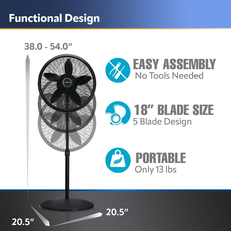 https://www.walmart.com/ip/Lasko-18-Adjustable-Elegance-and-Performance-Pedestal-Fan-in-Black/16503191
