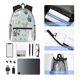 thumbnail image 4 of Disketp Goose and Doodle Flowers Mochila Ligera Clásica con Múltiples Bolsillos, Mochila Casual para Hombre y Mujer, Ideal para Escuela, Trabajo y Viajes, 4 of 6
