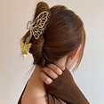thumbnail image 5 of pinzas para el cabello de metal antideslizantes, pinzas para el cabello de liberación rápida, juego de 2 accesorios para el cabello para mujeres y niñas con cabello largo y grueso, 5 of 5