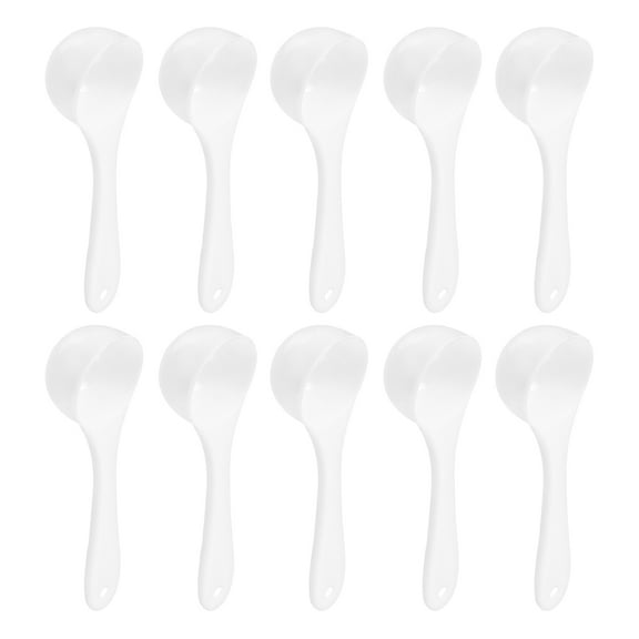 Uxcell 20Pack Plastic Measuring Spoons Powder Scoops Spoon Kitchen Spoons, 2g White