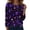 AN28_Purple, variant on IYYVV Halloween Shirts for Women Long Sleeve Crewneck Casual Dressy Tops Funny Ghost Pumpkin Graphic Fall Fashion Top Watermelon Red XL