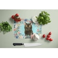 thumbnail image 3 of Carolines Treasures CK3391LCB Bombay Spring Flowers Glass Cutting Board - Large, 3 of 4