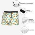 thumbnail image 3 of Yiaed Tiger Leaves Print Men's Soft Cotton Boxer Shorts Breathable Boxers Underwear Moisture-Wicking Underwear Stretch Boxer Briefs for Man-Large, 3 of 5