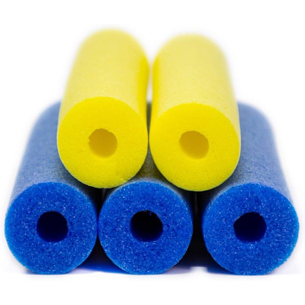 Pool Noodle, FixFind 5 Pack of 52 Inch Hollow Foam Pool Swim Noodle