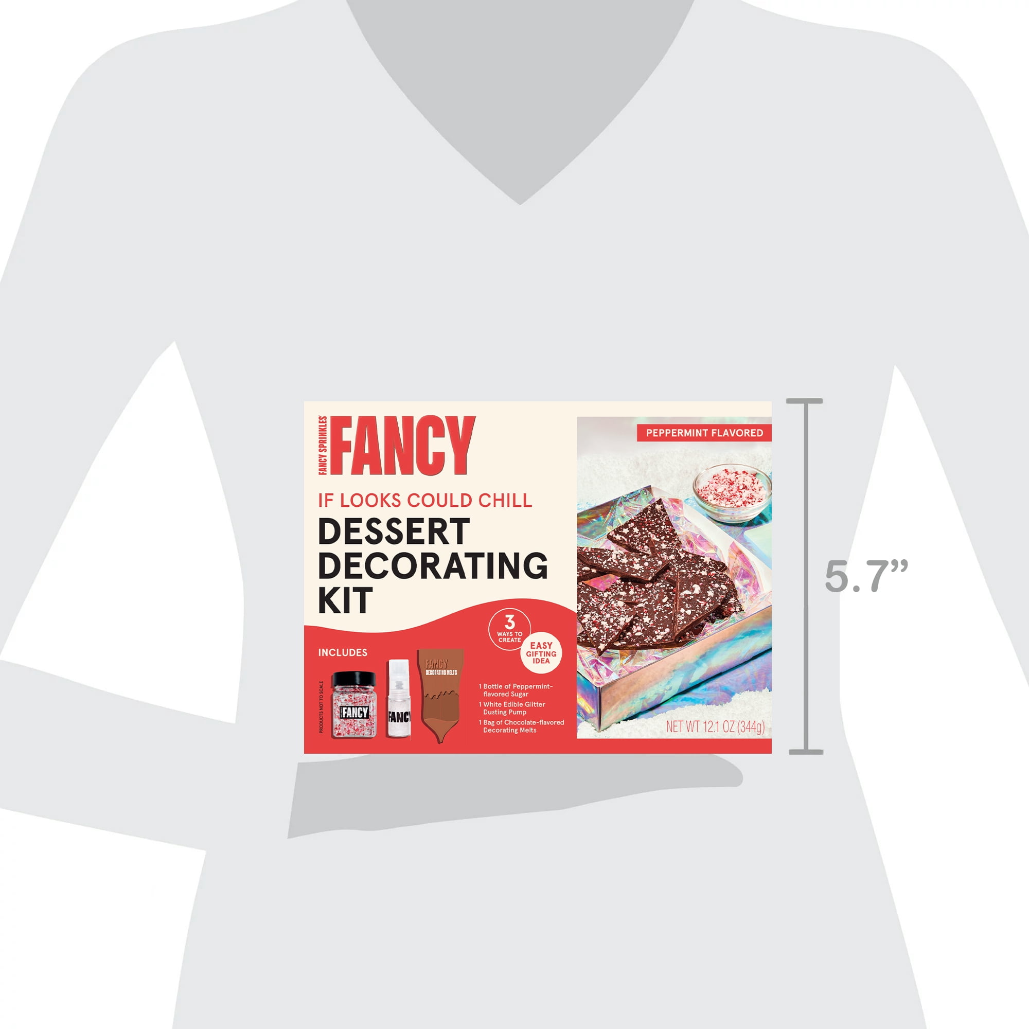 Fancy Sprinkles If Looks Could Chill Holiday Dessert Decorating Kit, 12.1 oz