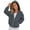 11@Dark Gray292, variant on Tiijoy Girls Zip Up Hoodie Casual Solid Long Sleeve Hooded Sweatshirt Jacket, Sizes 4-15
