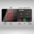 thumbnail image 4 of NICE-POWER DC Power Supply Variable, 30V 20A 600W High Power Bench Power Supply with Encoder Knob and Output Switch, Lab Power Supply Adjustable Switching Regulated Power Supply for Repair/Test, 4 of 11
