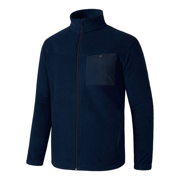 TRYSIL Men's Polar Fleece Jacket Full-Zip Warm Windproof Outdoor Coat