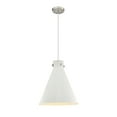 thumbnail image 6 of 410-1PL-BK-M411-14BK Innovations Lighting Newton Cone - 1 Light Cord Hung Pendant In Industrial Style-15.38 Inches Tall and 14 Inches Wide-Matte Black, 6 of 7