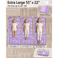 thumbnail image 6 of Primlect Nap Mat, 55" x 22" x 2", Thickened Sleeping Bags with Removable Pillow, for Daycare, 6 of 6
