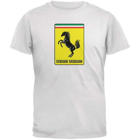 Old Glory Mens Italian Stallion Short Sleeve Graphic T Shirt