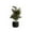 Black, variant on Moocorvic Faux Small Pine Tree Potted Plant, Artificial Greenery for Office Desk, Living Room Indoor Decor