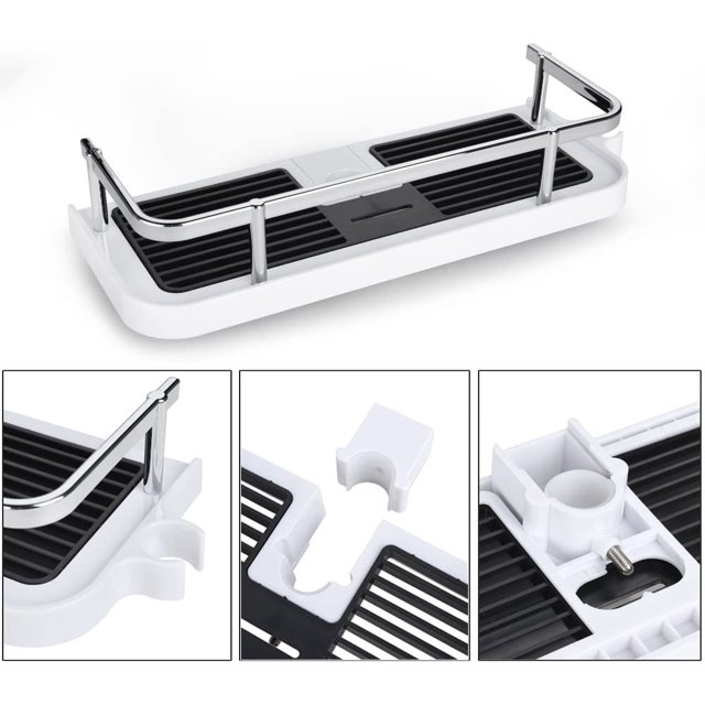 Estante de ducha telescópico ajustable ShuxiuWang plástico ABS soporte de jabón organizador de baño