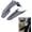 Gray, variant on Electric Dirt Bike Fender Set, Front and Rear, Carbon Fiber Style, Universal Mud Guard Protector
