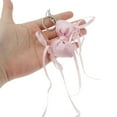 thumbnail image 4 of Unique Bargains 1 Pc Handbag Charms Keychains Ribbon Bow Bag Accessories Pink, 4 of 5