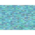 thumbnail image 1 of Ahgly Company Machine Washable Indoor Rectangle Transitional Blue Ivy Blue Area Rugs, 6' x 9', 1 of 7