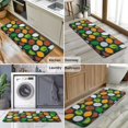 thumbnail image 6 of Lemon Mixed Citrus Fruits DarkGreen Pattern Kitchen Rug Mat,Kitchen Runner Rugs Non Skid Washable,Decorative Kitchen Floor Mats for Kitchen,Sink,Laundry,17"x47.2", 6 of 7