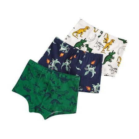

Binhe Toddler Baby Boys Soft Triangle Cotton Cartoon Cute Underpants for All Seasons Washable No Odor for Active Kids Comfortable Flex Waistband Assorted