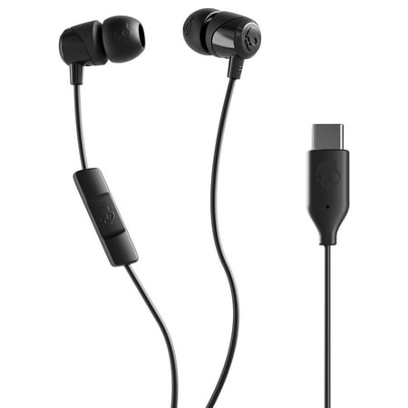 Skullcandy Jib XT In-ear Earbuds with Microphone, USBC, Black