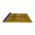 thumbnail image 2 of Ahgly Company Indoor Rectangle Abstract Yellow Modern Area Rugs, 2' x 4', 2 of 4