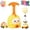 Yellow+2car, variant on 2026 Upgraded Balloon Launcher Toy Set, Air-Powered Animal Balloon Car – 2-in-1 Race & Fly Pressing Cars, Party Favors & Birthday Gift for Kids with Manual Pump (Pink+1car)