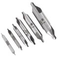 thumbnail image 4 of 6pcs 1/1.5/2/2.5/3/5mm 60 Degree HSS Center Drill Bits Centering Drills Set, 4 of 5