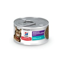 Hill's Science Diet Sensitive Stomach & Skin Tuna & Vegetable Wet Cat Food, 2.9oz Can 24pk