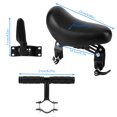 thumbnail image 3 of Universal Rear Mounted Kids Seat With Harness And Adjustable Footrests For Toddlers Children Comfortable Cycling, 3 of 7