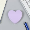 thumbnail image 5 of Heart Shape Sticky Notes Pastel Colorful Sticky Pad 100 Sheets/Pad Self-Sticky Note Pads 5Pack, 5 of 9
