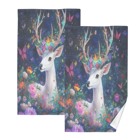BZSMCE Face Towel Hand Towel Bath Towel Cotton Bath Towel Sets Hand Bath Towels Fashion Whimsical Garden Guardian Pattern