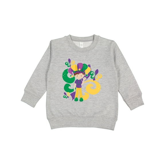 Inktastic Mardi Gras Boy Toddler Sweatshirt