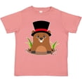 thumbnail image 3 of Inktastic Groundhog Day with Groundhog in Top Hat Boys or Girls Toddler T-Shirt, 3 of 5