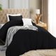 thumbnail image 1 of Juego de fundas de edredón Utopia Bedding, 2 piezas, 1 o 2 camas, XL, color negro, 1 of 8