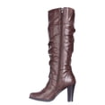 thumbnail image 4 of Womens Rudyy Heeled Knee High Boots - Cognac, 4 of 7