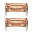 thumbnail image 2 of Conector De Correa De Reloj 2 adaptadores de conectores de correa de banda de acero inoxidable de 18 mm para Fitbit Charge 5, 2 of 5