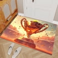 thumbnail image 2 of Sports Trophy Area Rugs, Victory Theme Carpet, Washable Non Slip Low Pile Soft Rug for Bedroom Living Room Decor Mat 4ftx5ft, 2 of 8