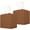 Coffee, variant on 2Pcs Square PU Leather Tissue Holder, Decorative Facial Tissue Cube Paper Organizer Dispenser for Bathroom, Night Stands, Desk, Car, 5.12X5.12X5.12 in