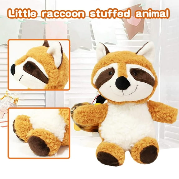 Iumwxz Tax Free Weekend 'S Gift Raccoon Stuffed Toy Doll Doll Small Raccoon Toy Toys Christmas Gifts home decor christmas clearance outdoors indoor
